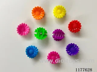 Solid color flower hairpin 1000 PCS/medium pack