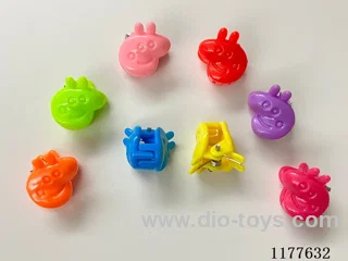 Solid color small pig hair clip 2000 / medium pack