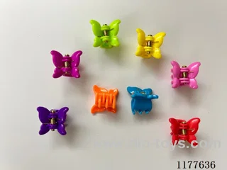 Solid color butterfly hairpin 2000 / medium pack