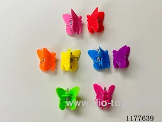 Solid color butterfly hairpin 2000 / medium pack