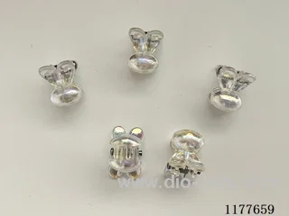Transparent rabbit ear hair clip 2000 PCS/medium pack