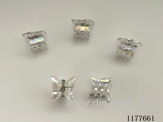 Transparent butterfly hairpin 2000 PCS/medium pack