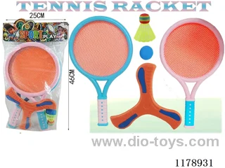 Tennis Racket + Boomerang