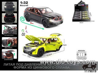 1:32 alloy pull back car with Lights and sound effects
