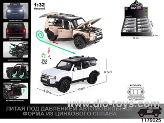 1:32 alloy pull back car with Lights and sound effects