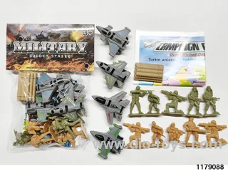 pull back Warplanes military set