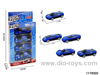Alloy Skidding Car 4pcs