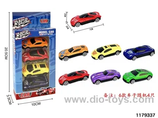 Alloy Skidding Car 4pcs