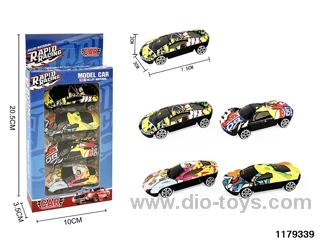 Alloy Skidding Car 4pcs