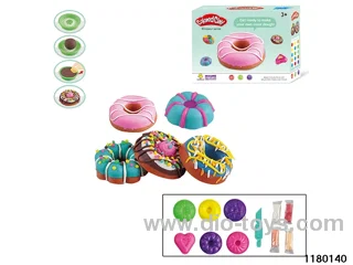 Colorful clay toys