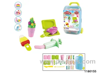 Colorful clay toys