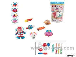 Colorful clay toys