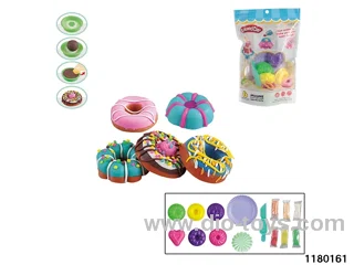 Colorful clay toys