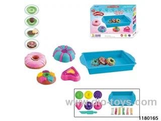 Colorful clay toys