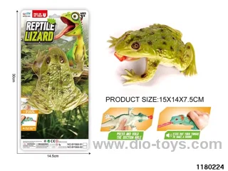 Vinyl frog model（Pressing the tongue）