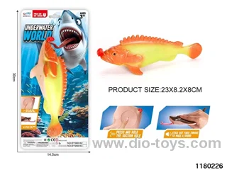 Vinyl Jewel Fish Model（Pressing the tongue）