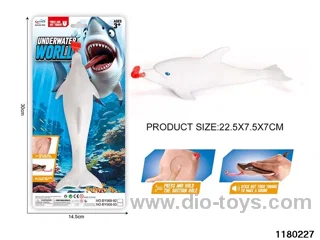 Vinyl dolphin model（Pressing the tongue）