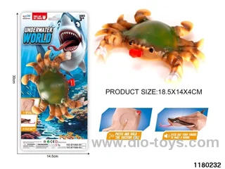 Vinyl crab model（Pressing the tongue）