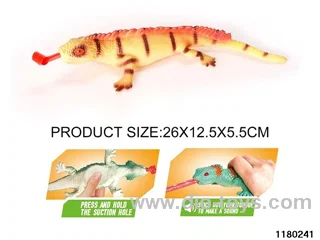 Vinyl Dinosaur Model（Pressing the tongue）
