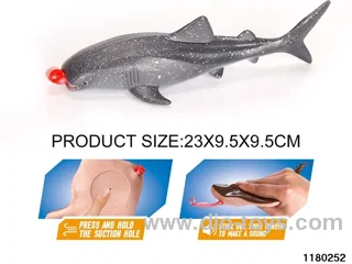 Vinyl whale shark model（Pressing the tongue）
