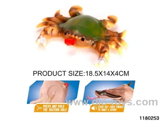 Vinyl crab model（Pressing the tongue）