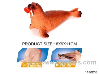 Vinyl Walrus Model（Pressing the tongue）