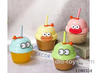 Cartoon glass cup