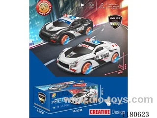 B/O universal alloy police car