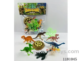 dinosaur set 6PCS “8-10”CM