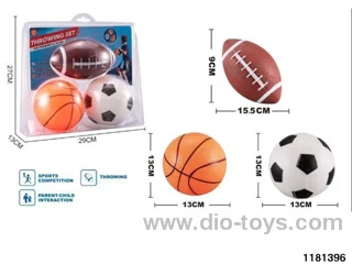 Basketball Soccer Rugby Combo