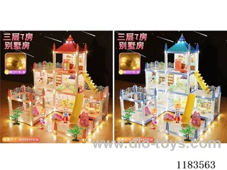 3 Story 7 Room Light Villa - Doll *3