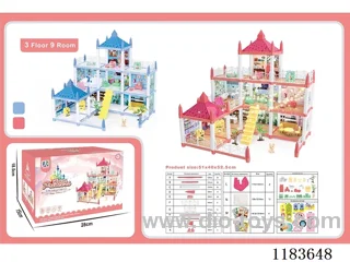 9 Room Villa Toys-No Lights