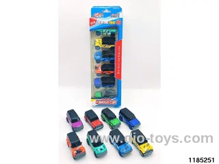 8cm Alloy Sliding Car 6pcs