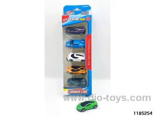 7.5cm Alloy Sliding Car 5pcs
