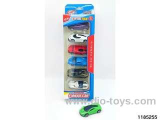 7.5cm Alloy Sliding Car 6pcs
