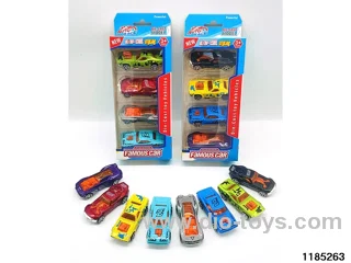 7.5cm Alloy Sliding Car 4pcs