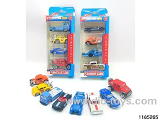 1：64 Alloy Sliding Car 4pcs