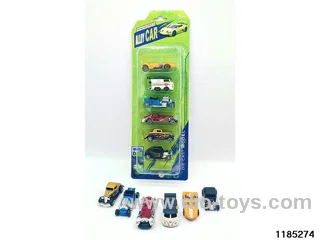 1：64 Alloy Sliding Car 6pcs