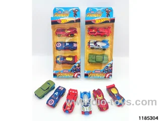 7.5cm Alloy Sliding Car 3pcs