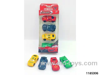 6.5cm Alloy Sliding Car 4pcs