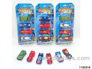 7.5cm Alloy Sliding Car 4pcs