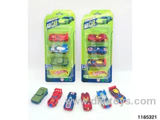 7.5cm Alloy Sliding Car 4pcs