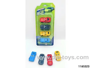 6.5cm Alloy Sliding Car 4pcs