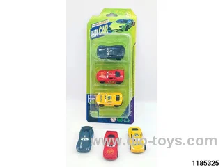 6.5cm Alloy Sliding Car 3pcs