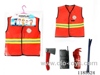 Cosplay Firefighting Vest with Accessories