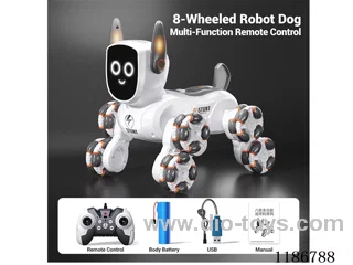 8-Wheeled Multi-Purpose RC Robot Dog