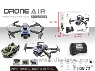 Folding Obstacle Avoidance Camera Drone (Optical Streaming Camera with Servo) Batteries Included