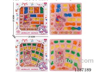Unicorn Jelly Beading + Hairpin + Rubber band Case (two mixed)