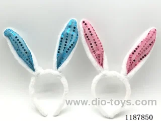 Plush Rabbit Ears in a Bag of 12