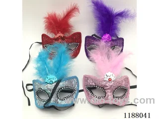 Mask with fleece